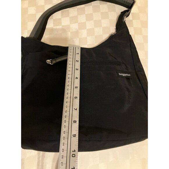 Baggallini Black Zipped Purse/Crossbody/Hand Bag Inner pckt 11x9,5x4 - Picture 13 of 16